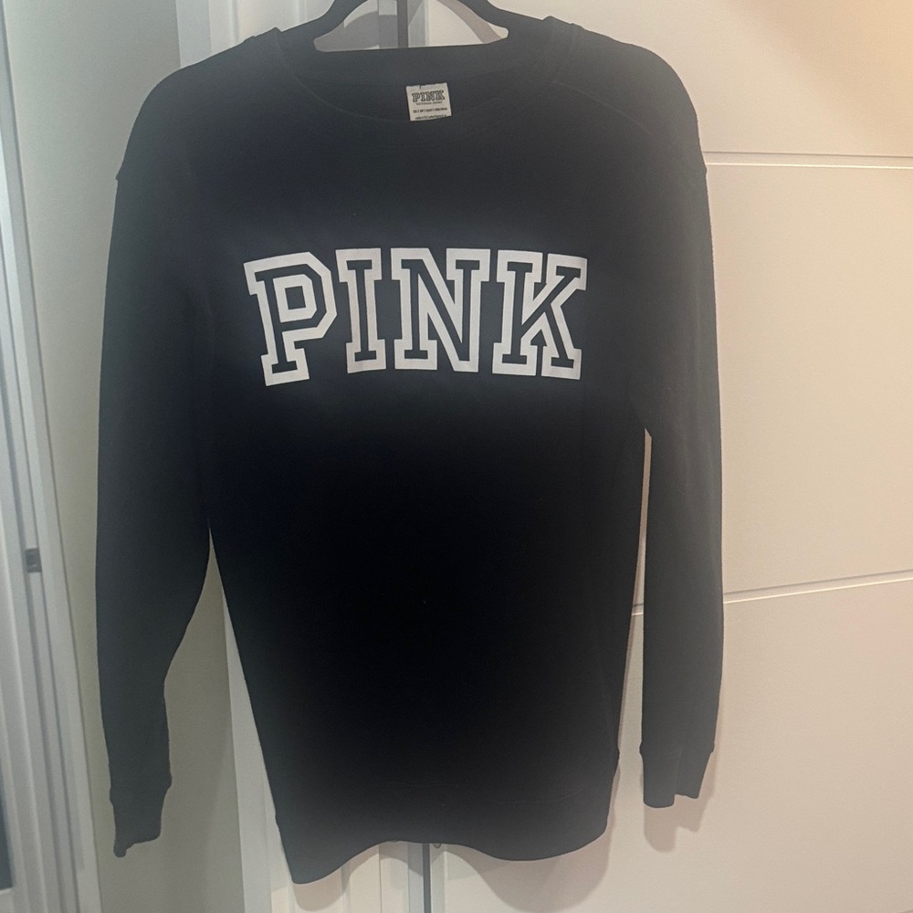 PINK Victoria's Secret Black Sweatshirt